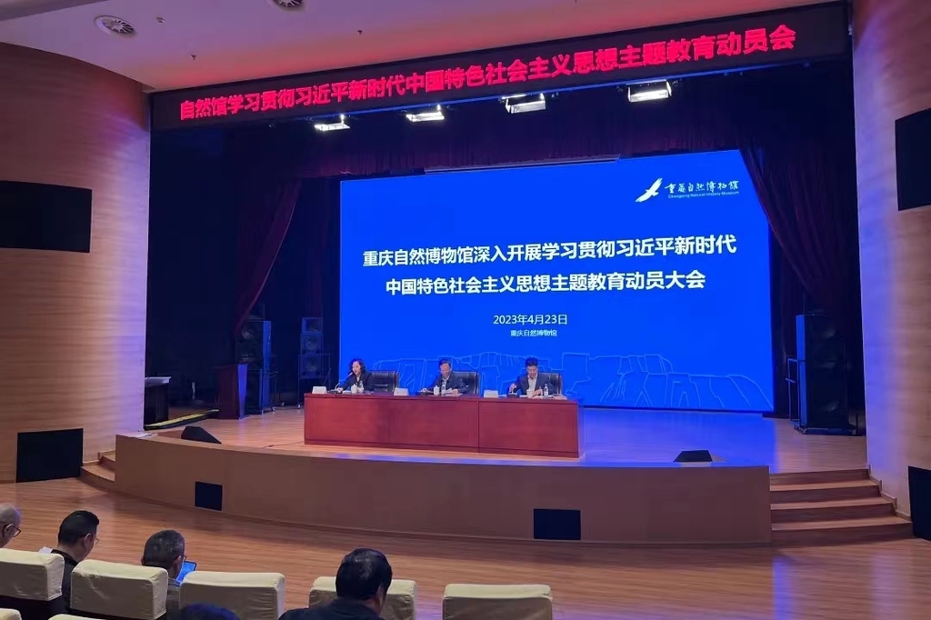 重庆自然博物馆深入开展学习贯彻习近平新时代中国特色社会主义思想主题教育活动