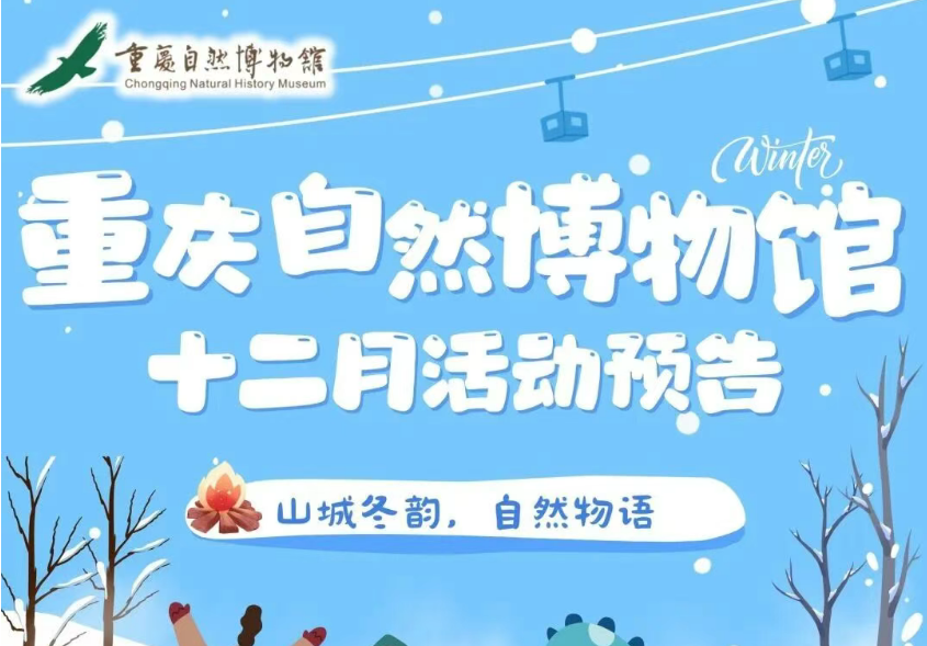 十二月，来重庆自然博物馆，把冬天过成探索的季节！