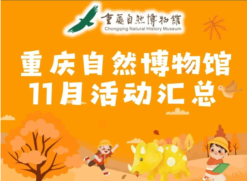 重庆自然博物馆十一月六大科普活动来袭！